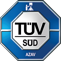 Logo des TÜV SÜD (AZAV)